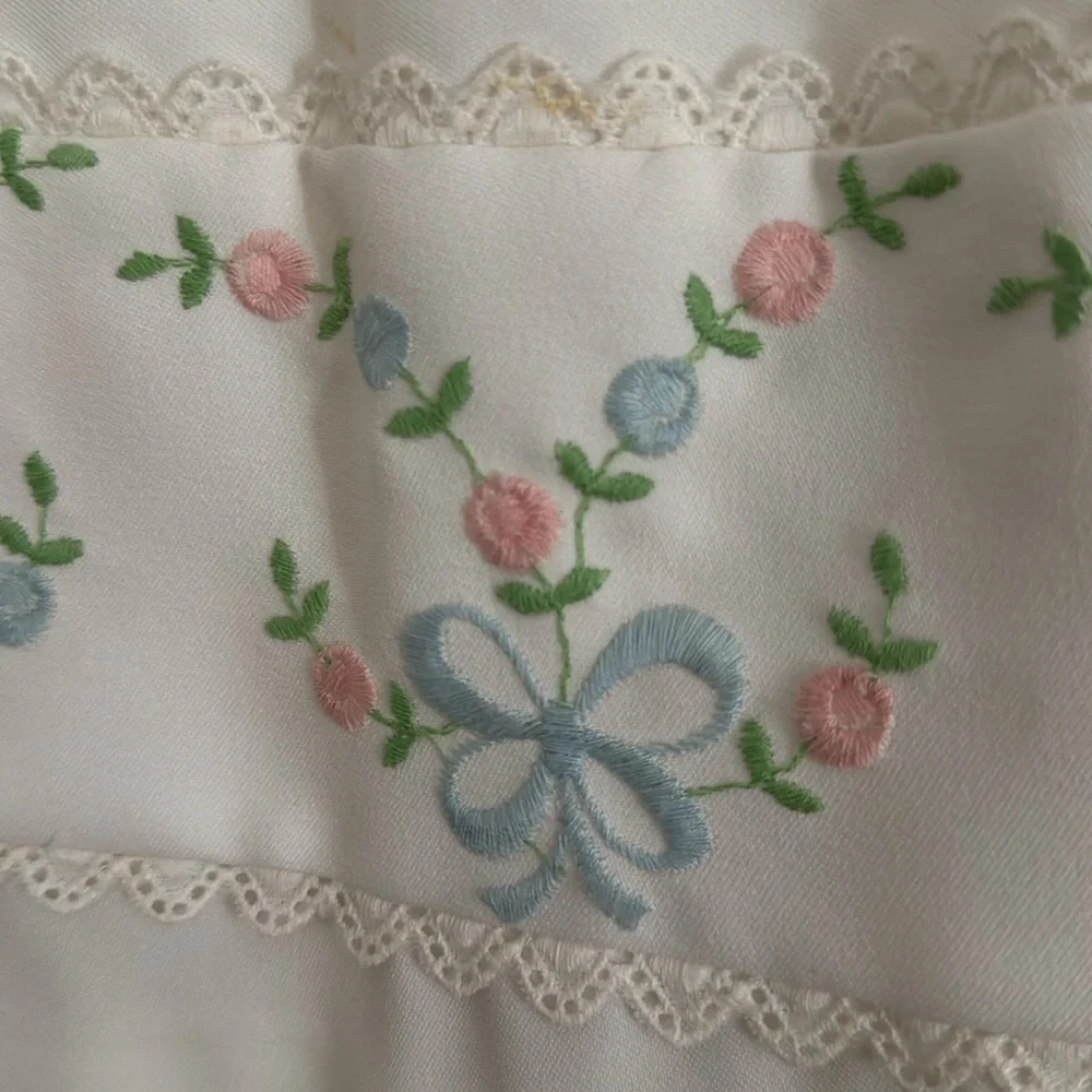 Designers Collection by Doree Selevan of Dorissa Girl White Embroidered Dress 6X